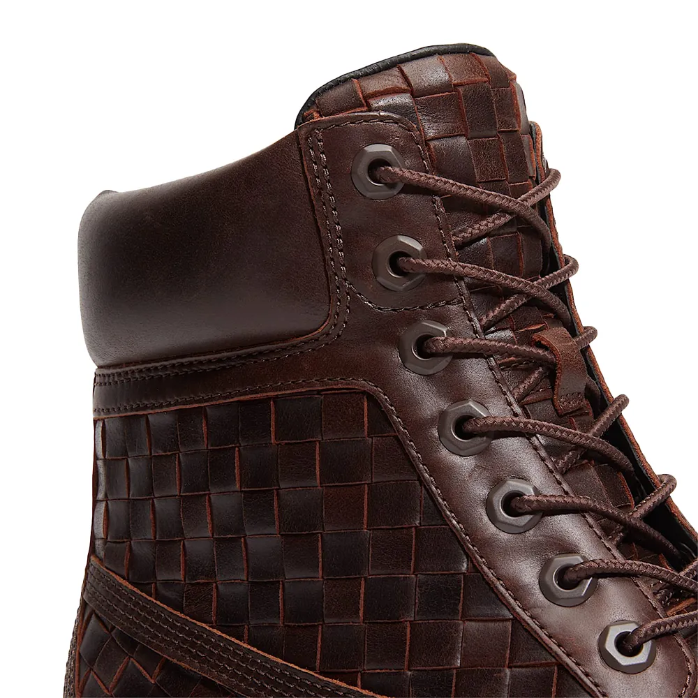 6 Inch Premium Lace Up Boot 'Dark Brown'