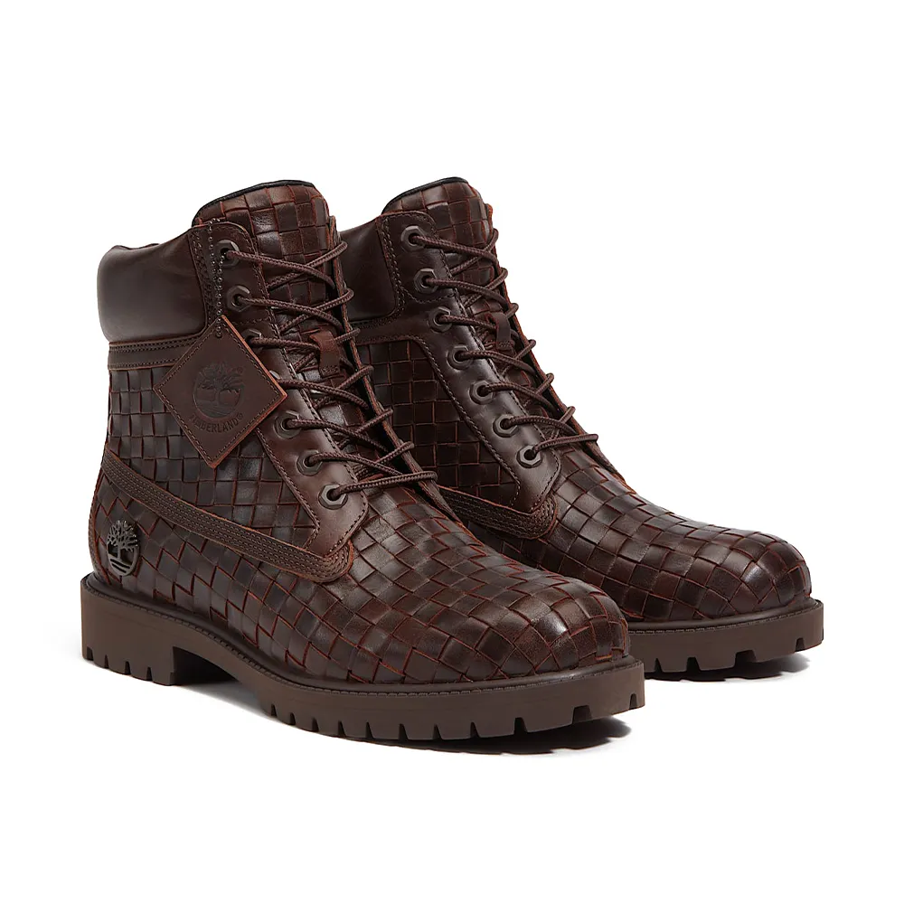 6 Inch Premium Lace Up Boot 'Dark Brown'