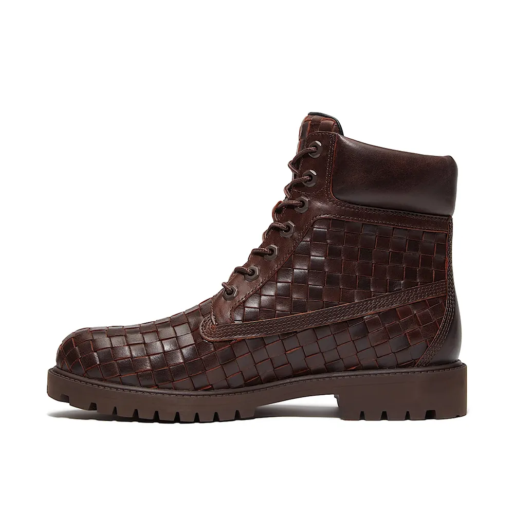 6 Inch Premium Lace Up Boot 'Dark Brown'