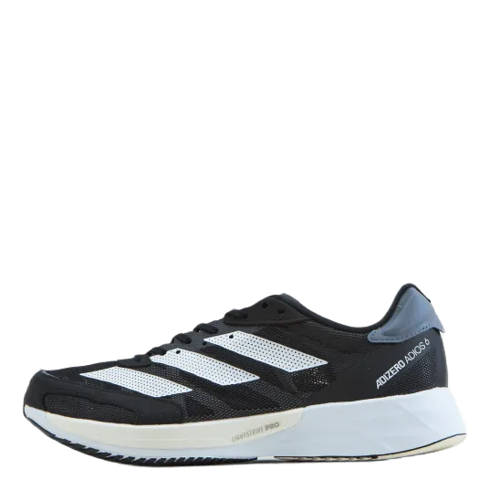 Adizero Adios 6 Shoes Core Black / Cloud White / Grey Five