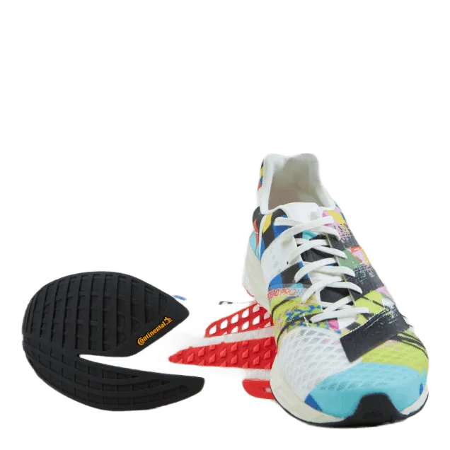 Adizero Pro Off White / Core Black / Light Purple