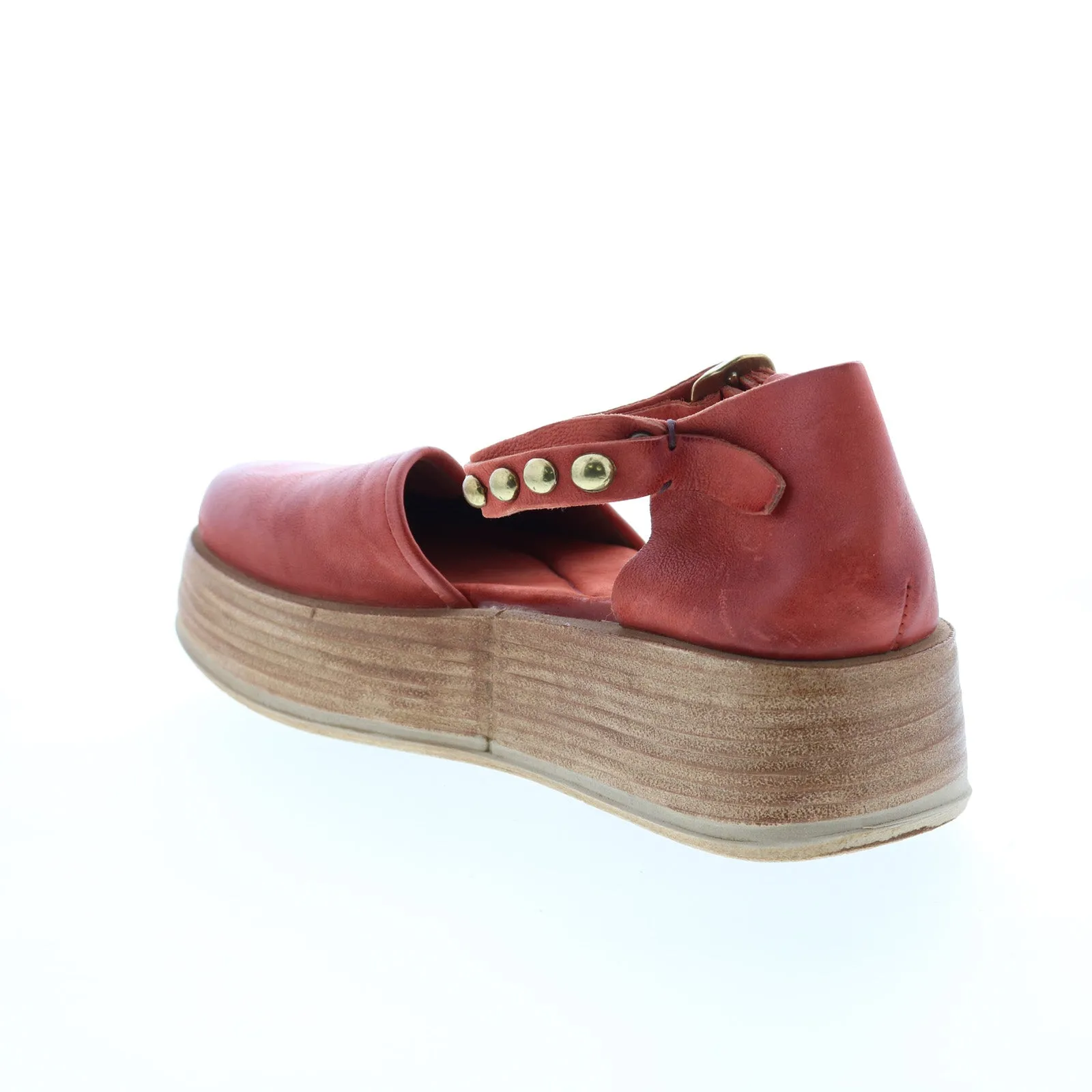 A.S. 98 Parth A78104-101 Womens Brown Leather Sandals Platform Shoes