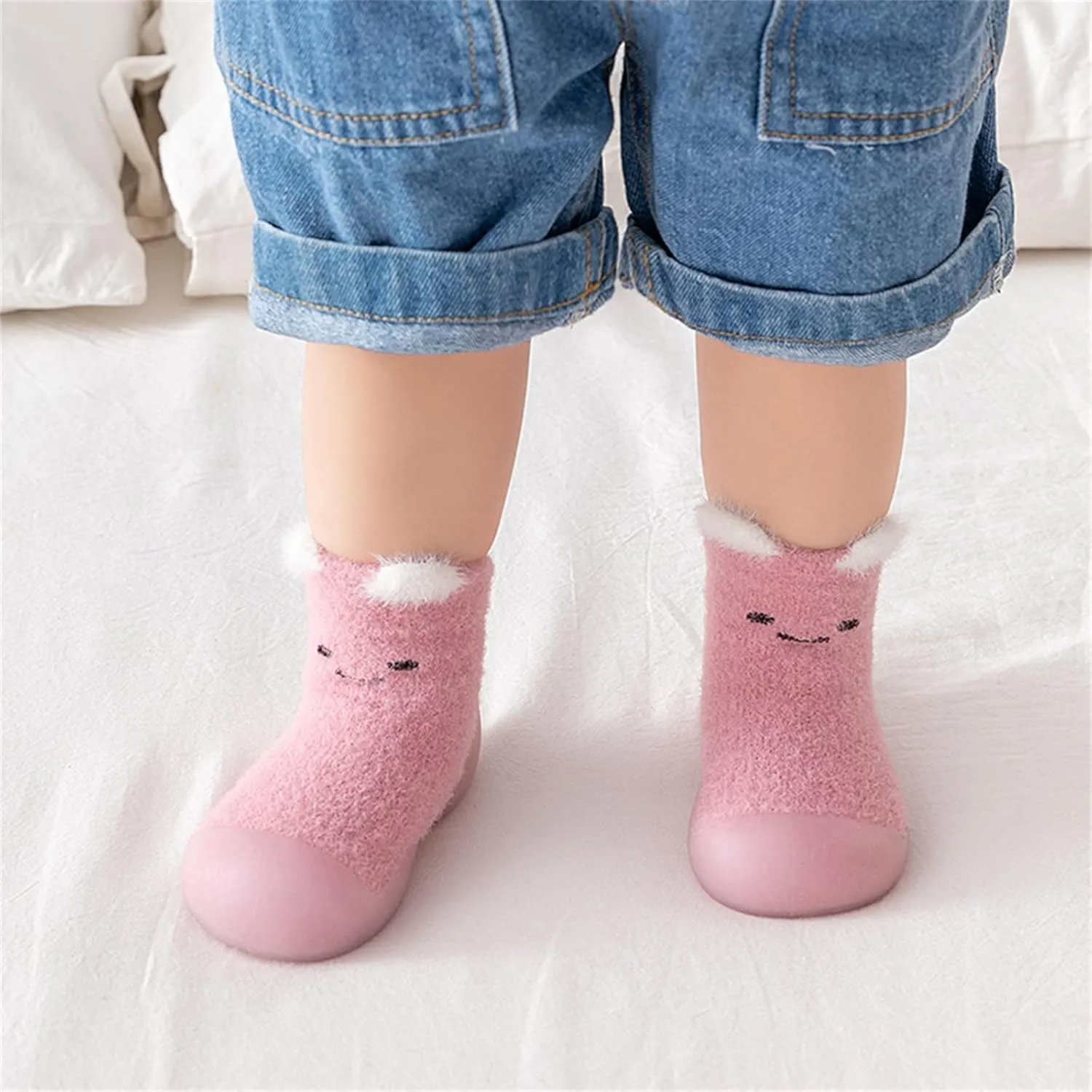 Baby Girl Shoes,Infant Boys Girls Animal Prints Cartoon Socks Shoes Mesh The Floor Socks Non Slip Prewalker Shoes