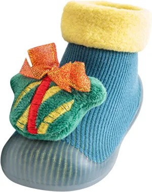 Baby Girl Shoes,Toddler Baby Kids Boys Girls Christmas 3D Socks Shoes Cartoon Slipper Prewalker Shoes Girls Shoes