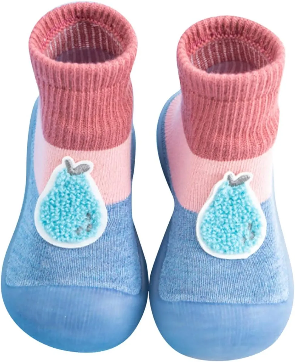 Baby Shoes,Infant Boys Girls Animal Cartoon Socks Shoes Fleece WarmThe Floor Socks Non Slip Prewalker Shoes