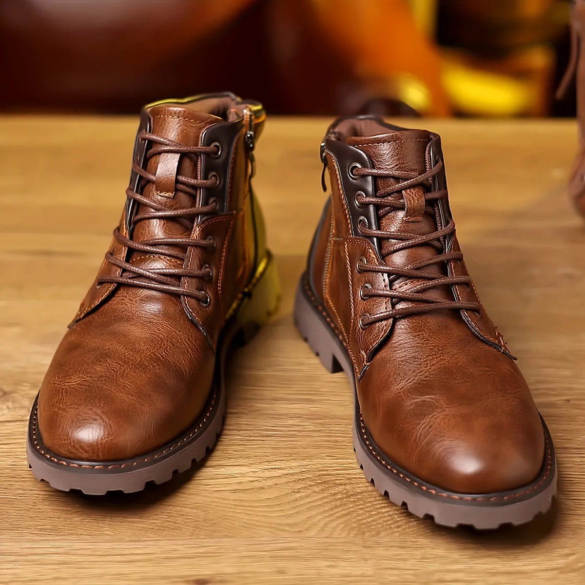 BACKWOODS | Comfortable Lace-up Boots For Men