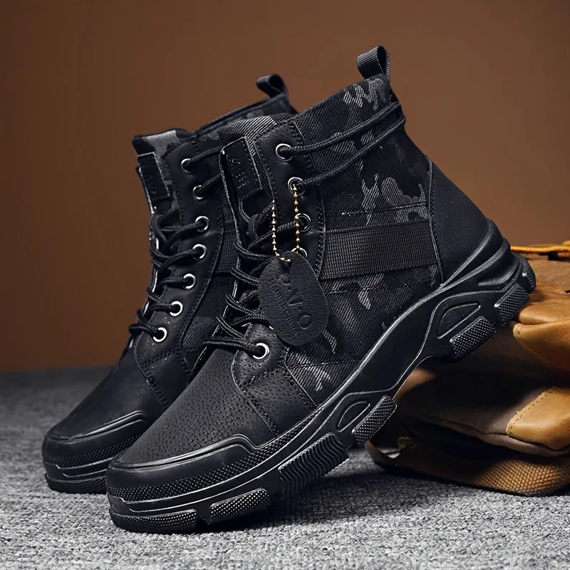 BACKWOODS | Men's Warm Fleece-Lined Camouflage Boots