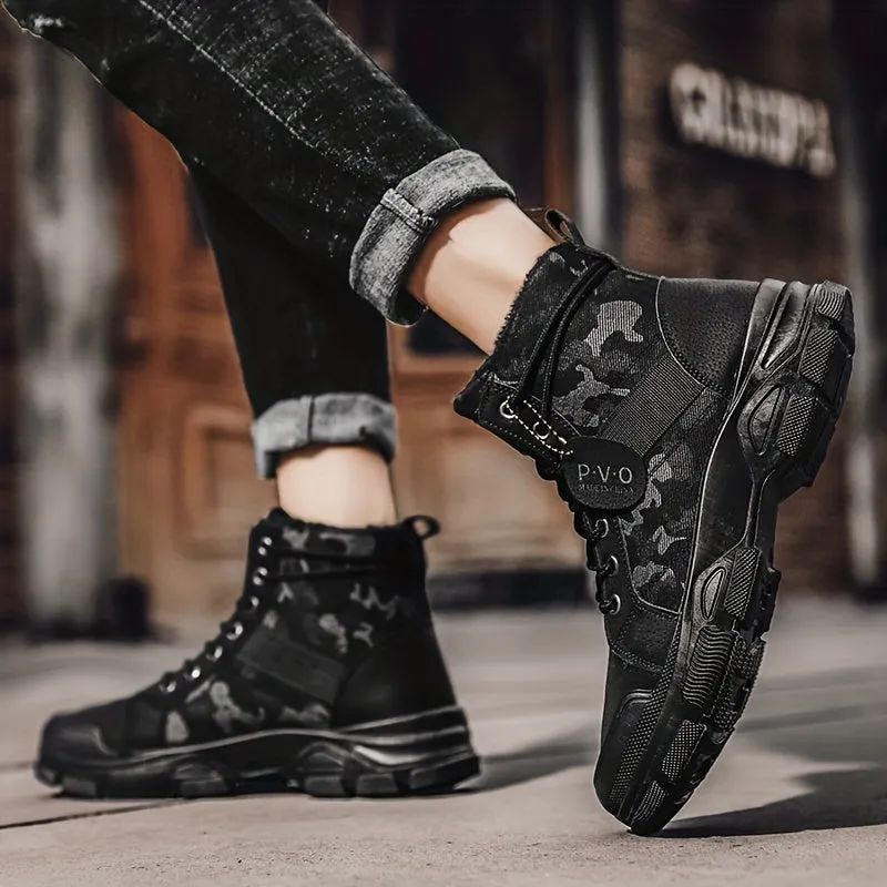 BACKWOODS | Men's Warm Fleece-Lined Camouflage Boots