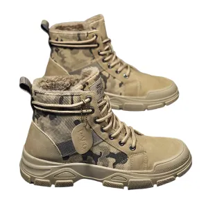 BACKWOODS | Men's Warm Fleece-Lined Camouflage Boots