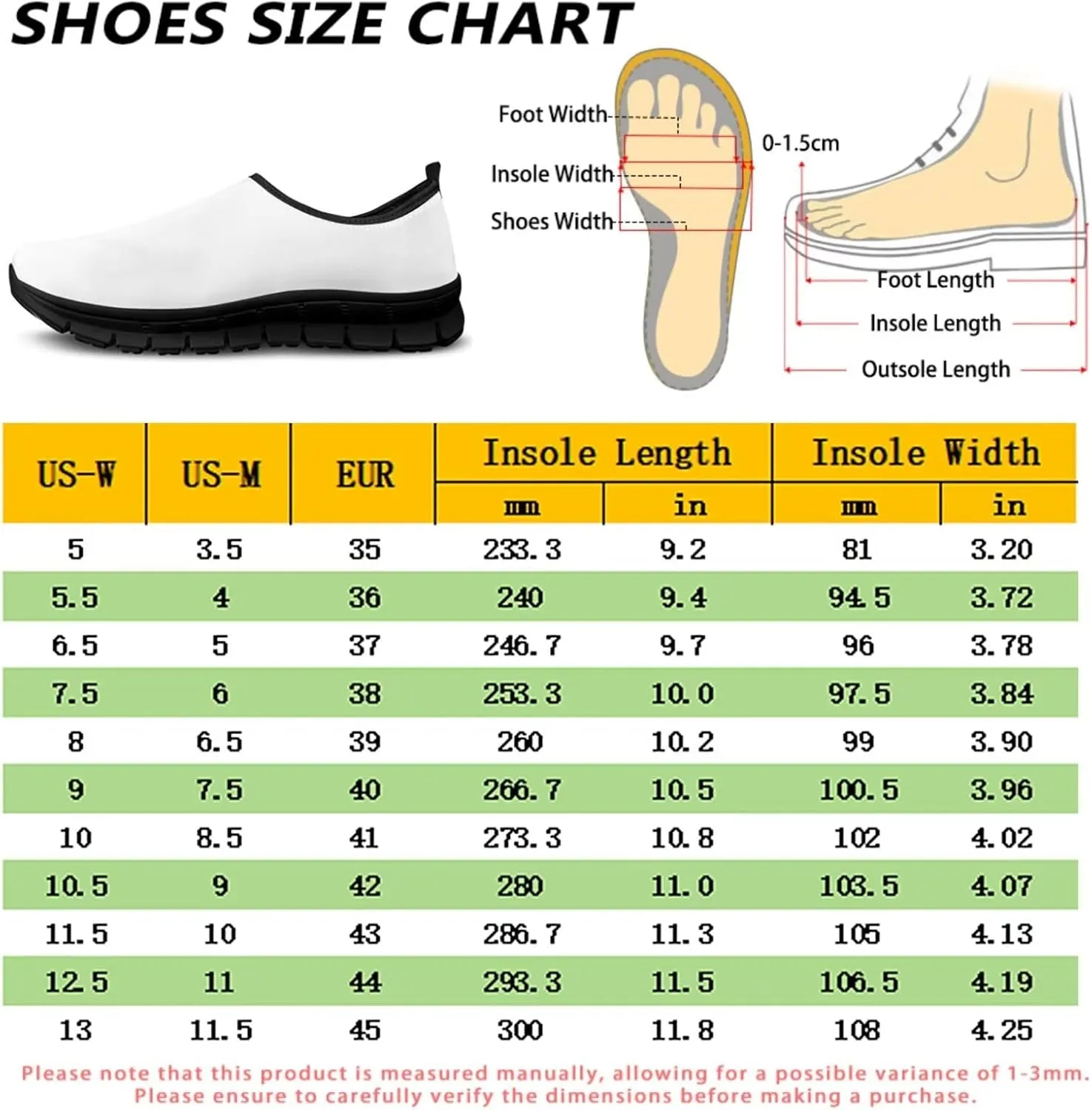 Binienty Women's Casual Work Loafers Hands Fress Comfort Business Office Leisure Shoes Anti Skid