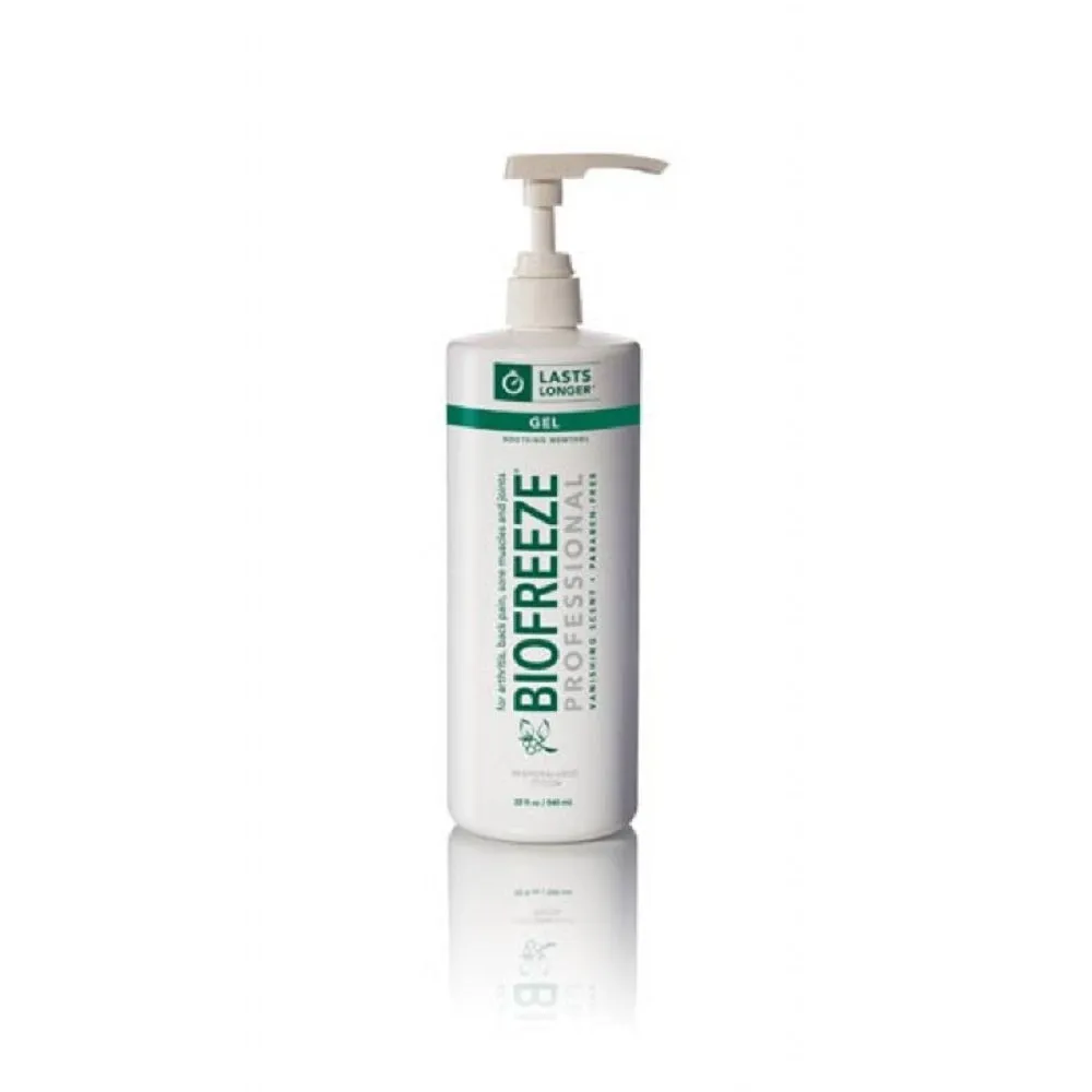 Biofreeze Cold Therapy Pain Relief Gel, Green, 32 oz.