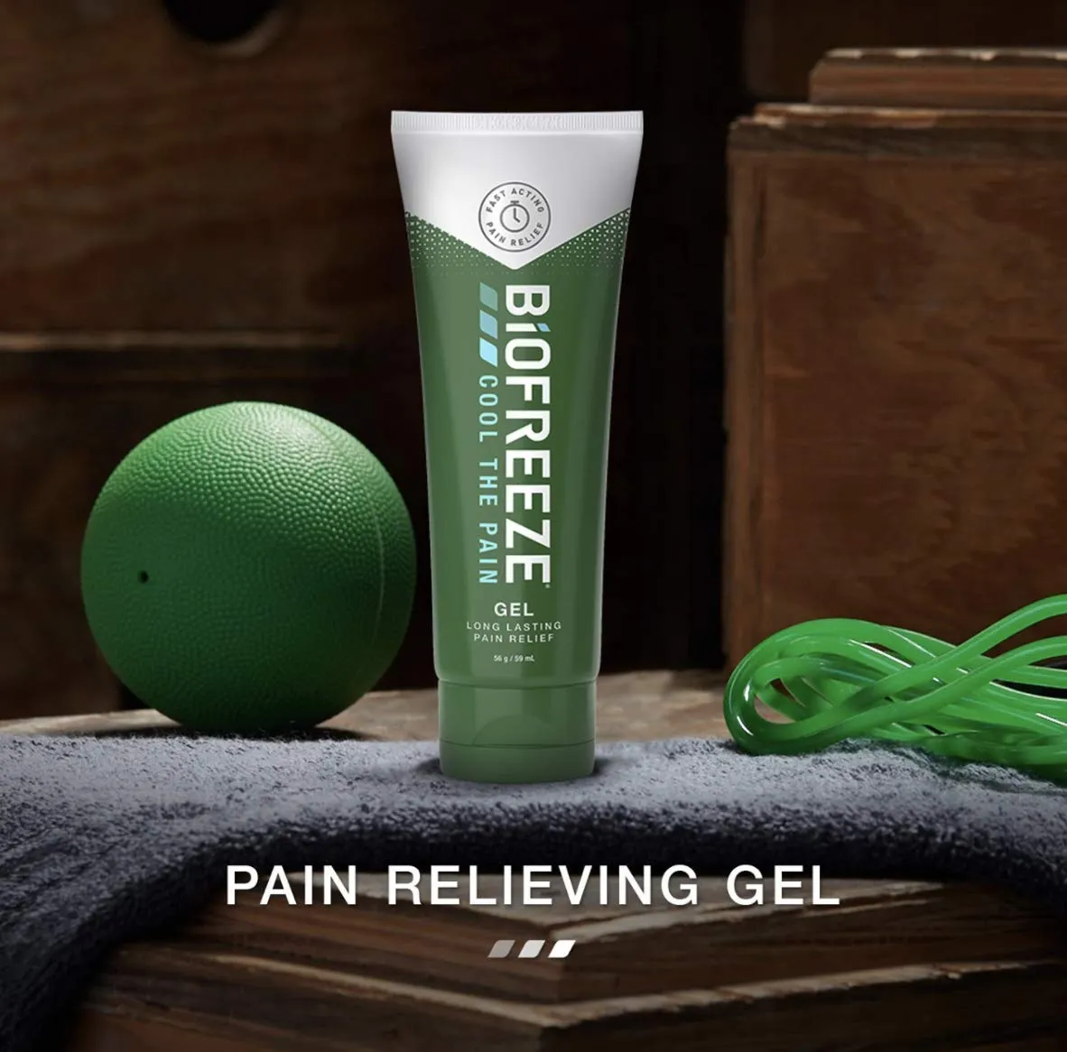 Biofreeze Pain Relieving Gel, 59ml Tube, 2 Pack Bundle, Cooling Topical Analgesic, On-the-Go Use, Long Lasting, Soothing, Targeted Pain Relief, Cold Therapy, Fast Acting for Muscle, Joint, & Back Pain Pack of 2