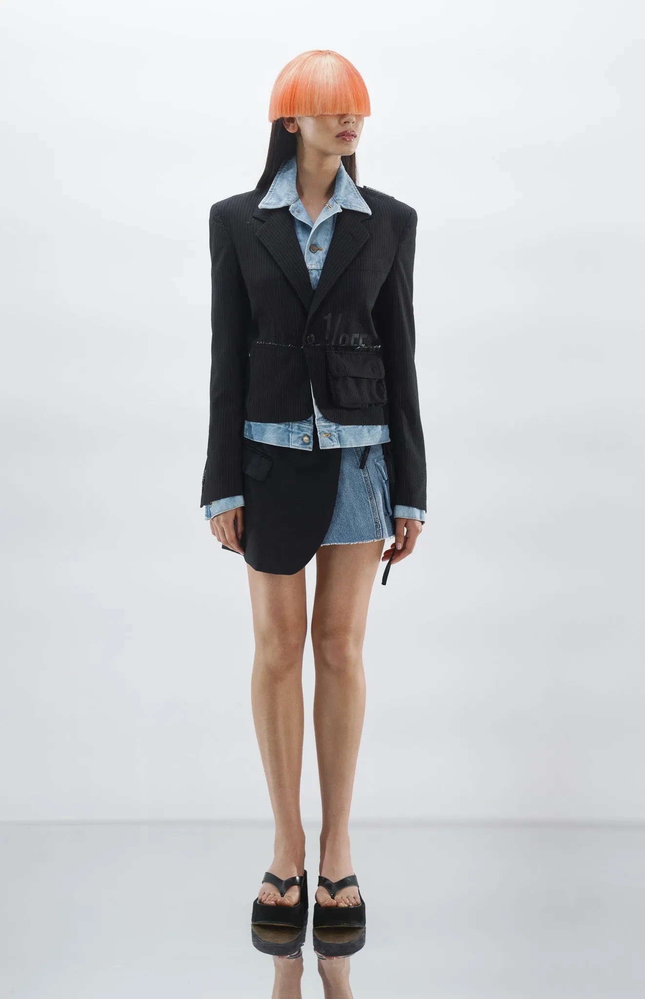 Blazer Midi Denim Detail 02