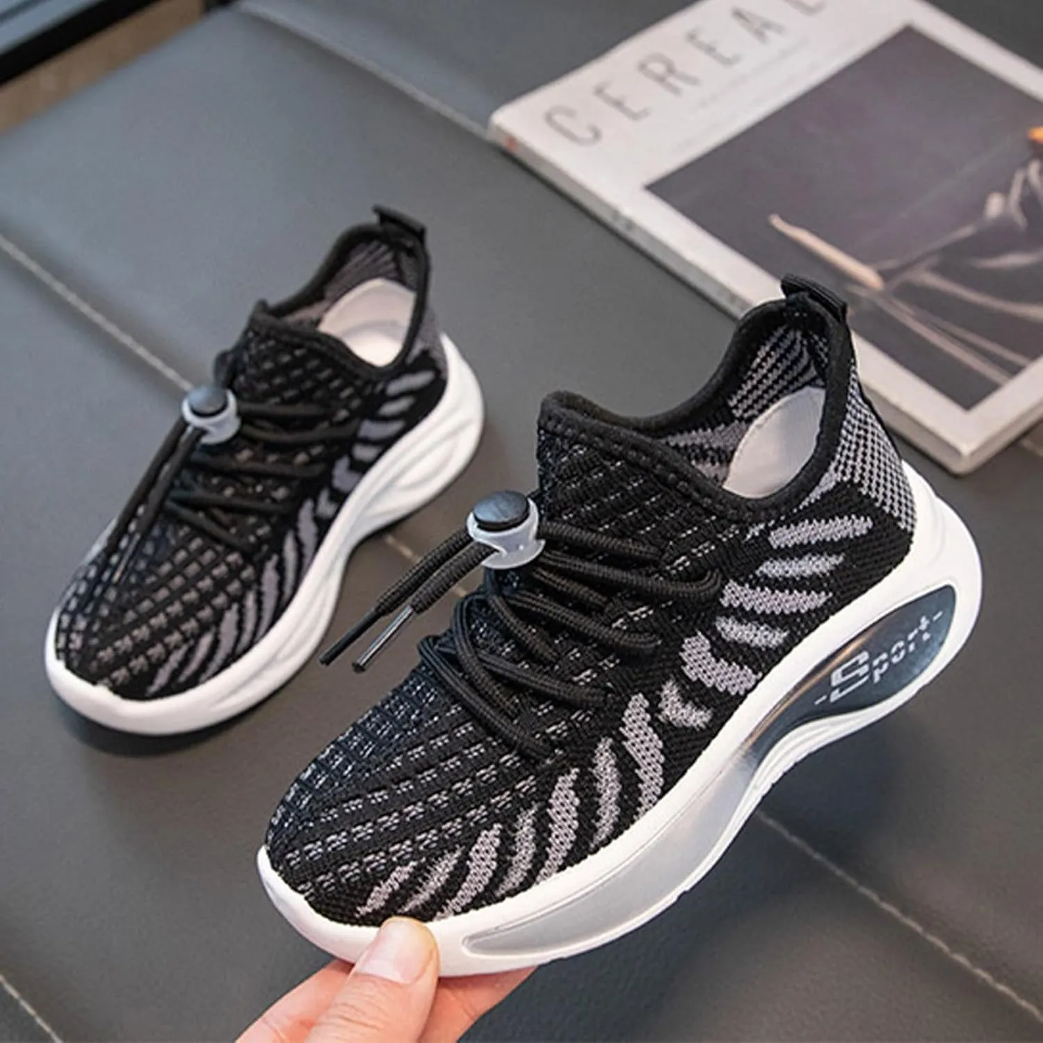 Boys Girls Mesh Breathable Sneakers Kids Toddler Lightweight Non-Slip Hook and Loop Causal Toddler Size 8 Girls Shoes