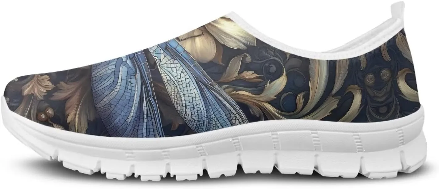 Breathable Casual Shoes for Women Comfort Lightweight Sneakers Non Slip Low Cut Shoes Slip On Loafers Indoor Outdoor Walking Running Sports Travel Shoes US 5.5-11.5