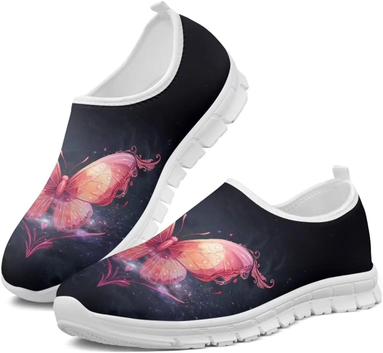 Breathable Casual Shoes for Women Comfort Lightweight Sneakers Non Slip Low Cut Shoes Slip On Loafers Indoor Outdoor Walking Running Sports Travel Shoes US 5.5-11.5