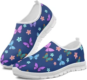 Breathable Casual Shoes for Women Comfort Lightweight Sneakers Non Slip Low Cut Shoes Slip On Loafers Indoor Outdoor Walking Running Sports Travel Shoes US 5.5-11.5