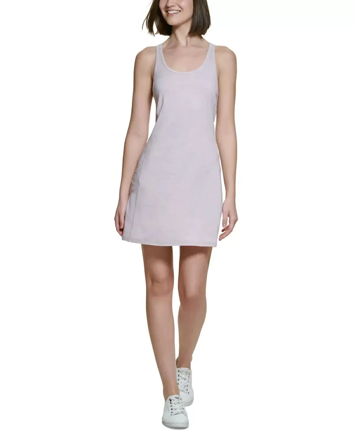 CALVIN KLEIN PERFORMANCE Womens Side-Pocket Exercise Dress Pink Size XL MSRP $80