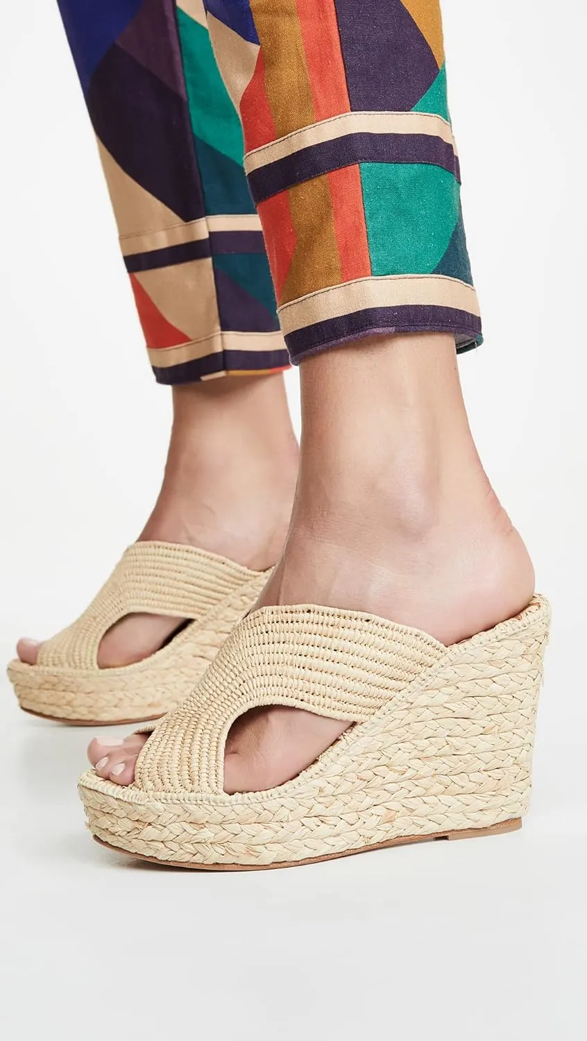 Carrie Forbes Women's Lina Wedge Mules
