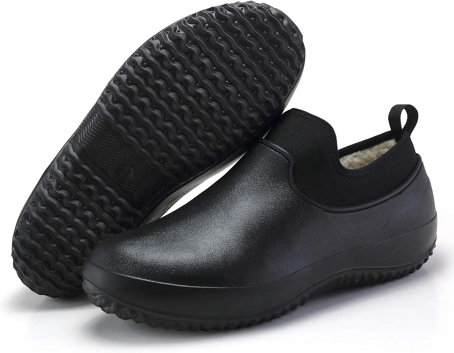 Chef Slip-Resistant Waterproof Work Shoes, Black