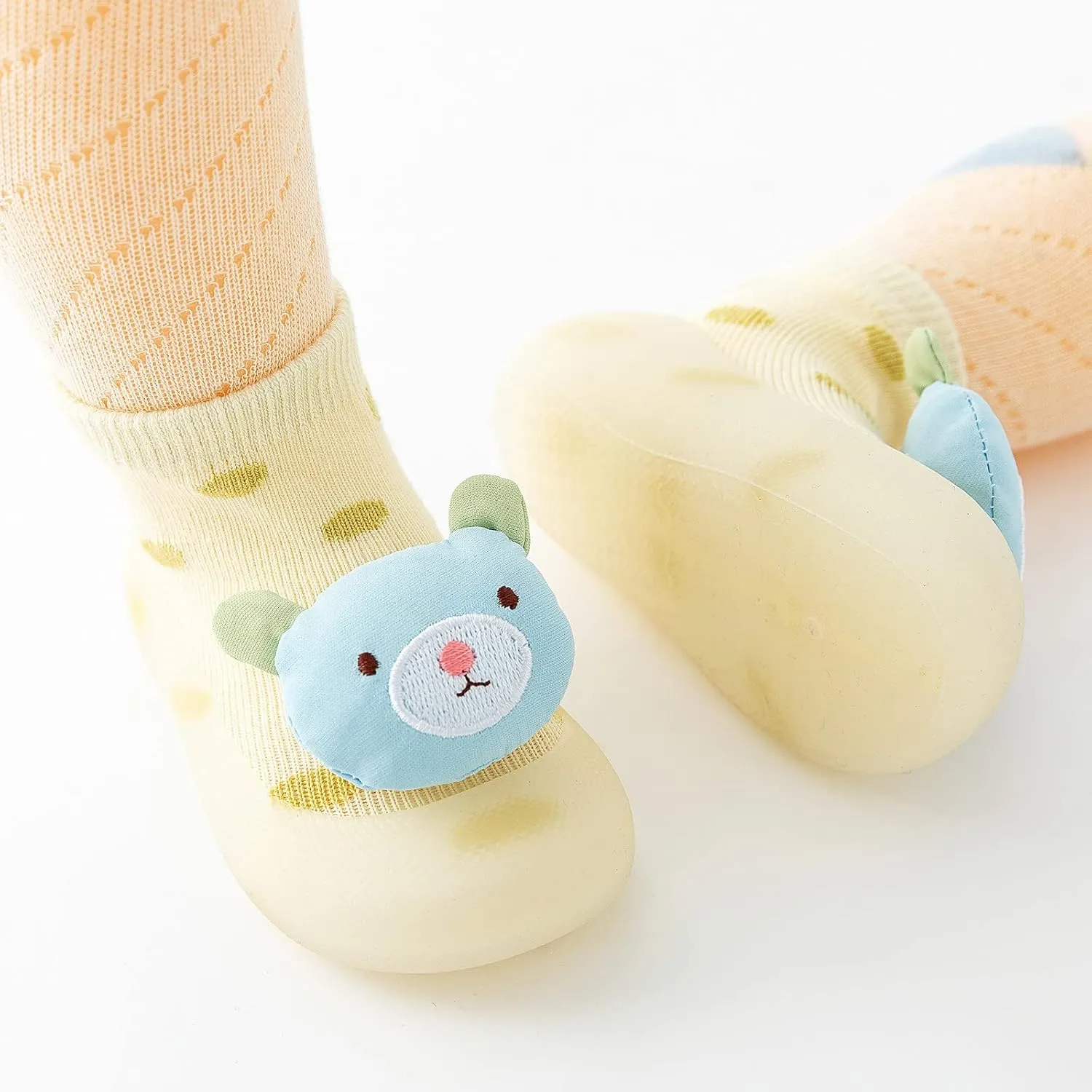 Children Toddler Toddler Shoes Spring and Summer Boys and Girls Socks Shoes Soft Soles Non Slip Baby White Sneakers