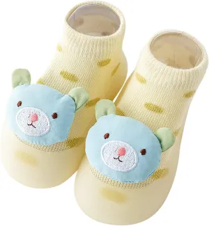 Children Toddler Toddler Shoes Spring and Summer Boys and Girls Socks Shoes Soft Soles Non Slip Baby White Sneakers