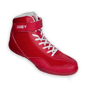 Core Wrestling shoes, red