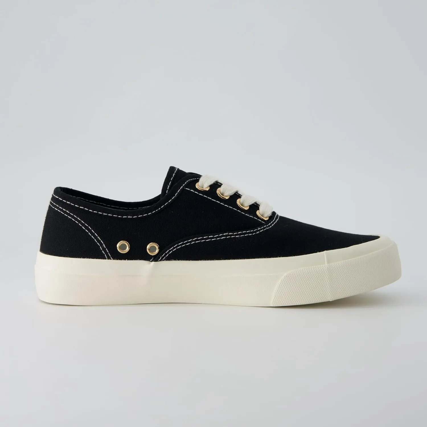 CUSHIONAIRE Womens Freshman Canvas Lace-Up Sneaker with Memory Foam, Wide Widths Available | Casual Walking Shoes, Lightweight & Comfortable