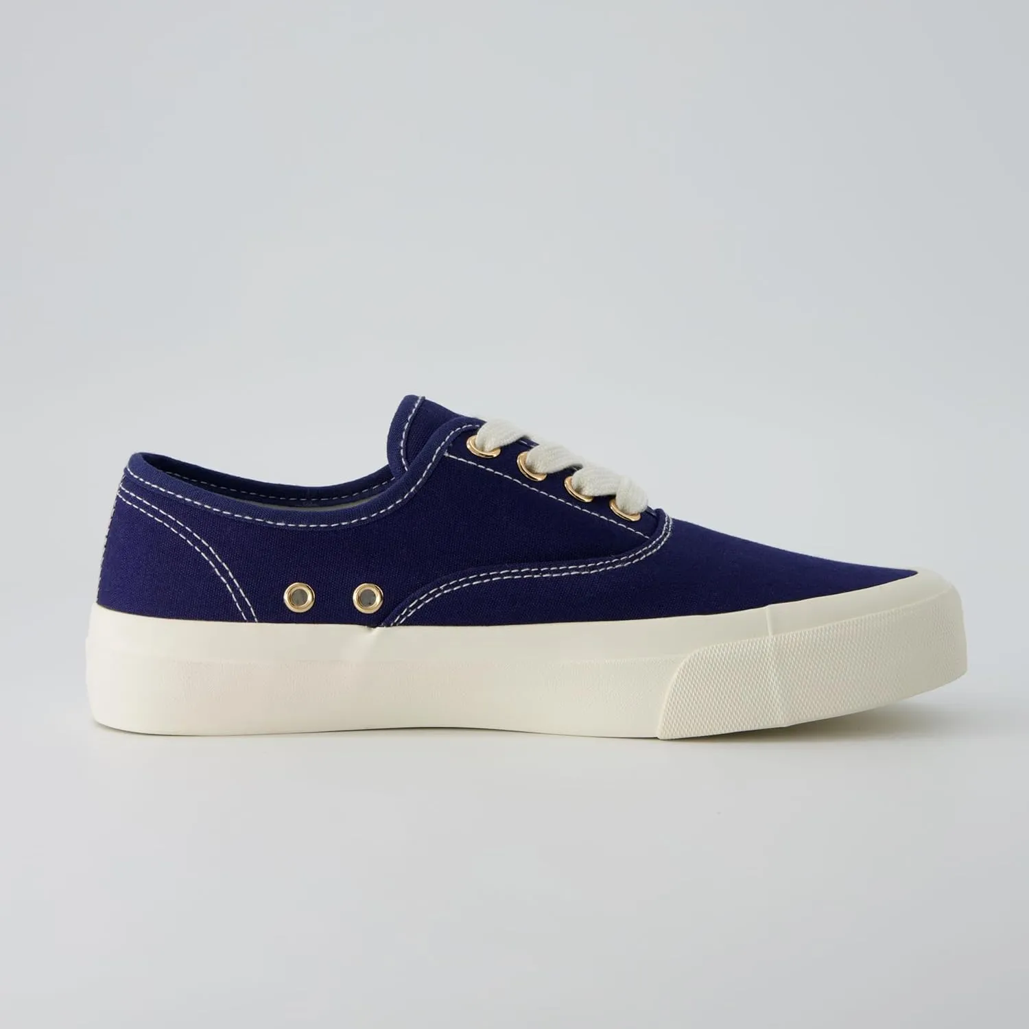 CUSHIONAIRE Womens Freshman Canvas Lace-Up Sneaker with Memory Foam, Wide Widths Available | Casual Walking Shoes, Lightweight & Comfortable