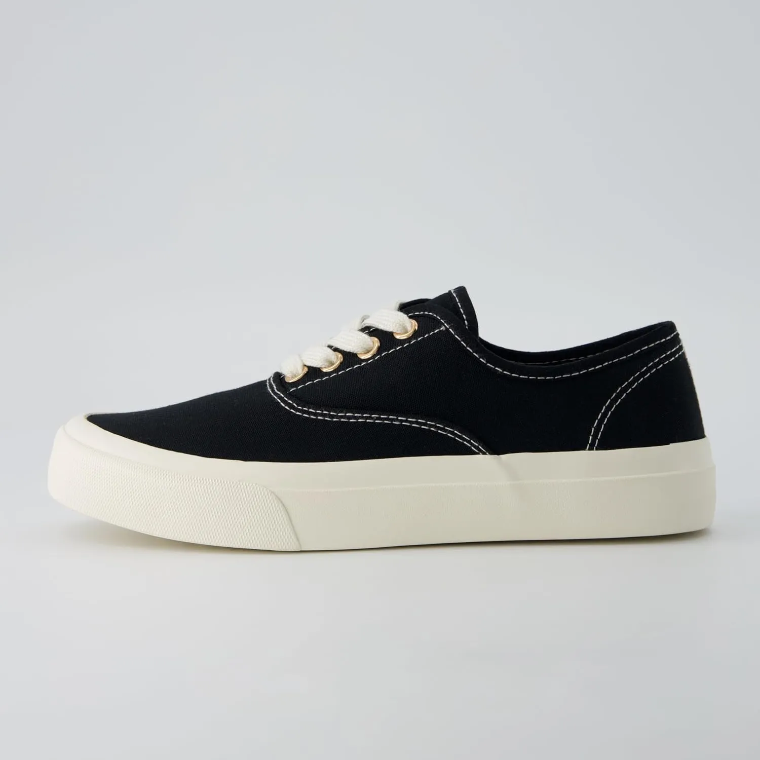 CUSHIONAIRE Womens Freshman Canvas Lace-Up Sneaker with Memory Foam, Wide Widths Available | Casual Walking Shoes, Lightweight & Comfortable