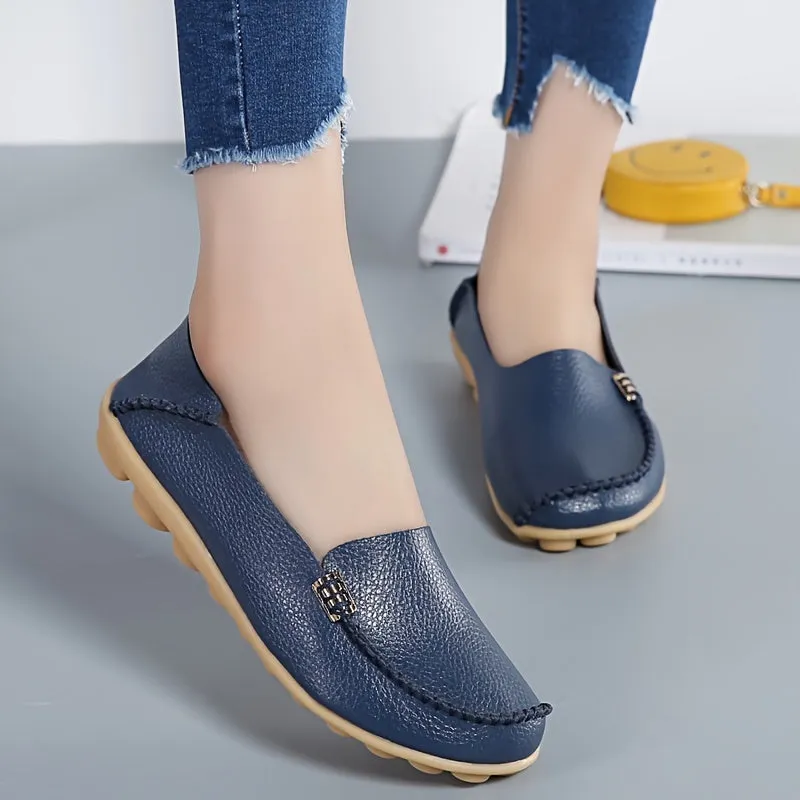 Dames Loafers-lichte mocassins, Comfortabele Penny Loafer-schoenen