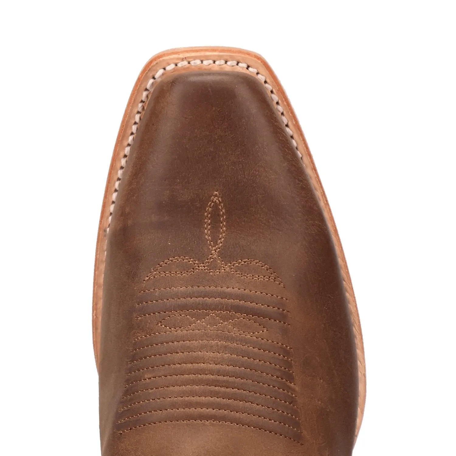 Dan Post Men's 13" Roman Tan Embroidered Square Toe Cowboy Boots