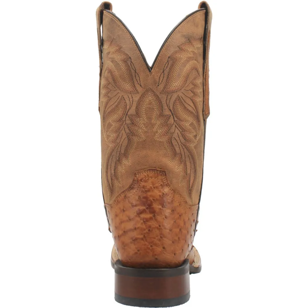 Dan Post Men's Alamosa Full Quill Ostrich Square Toe Boot DP3876
