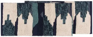 Danica Table Runner 13x60in Lagoon/Midnight 1174002*