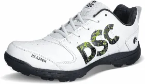 DSC Men's Beamer Cricket ShoesDSC Beamer Cricket Shoes Size 8 UK (Fluro Yellow-White), Beamer-Fluro Yellow-White-8