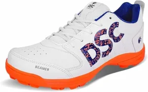 DSC Men's Beamer Cricket ShoesDSC Beamer Cricket Shoes Size 8 UK (Fluro Yellow-White), Beamer-Fluro Yellow-White-8