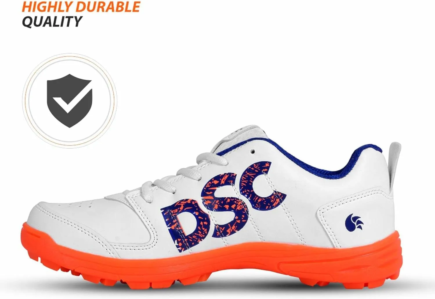 DSC Men's Beamer Cricket ShoesDSC Beamer Cricket Shoes Size 8 UK (Fluro Yellow-White), Beamer-Fluro Yellow-White-8