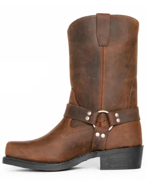 Durango Men's Black Harness Boot - 11 Inch Tall