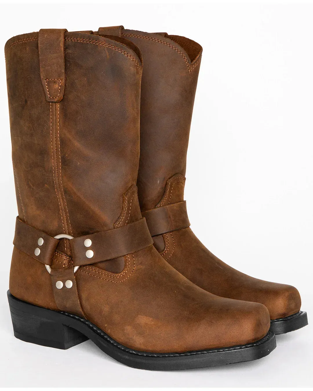 Durango Men's Black Harness Boot - 11 Inch Tall
