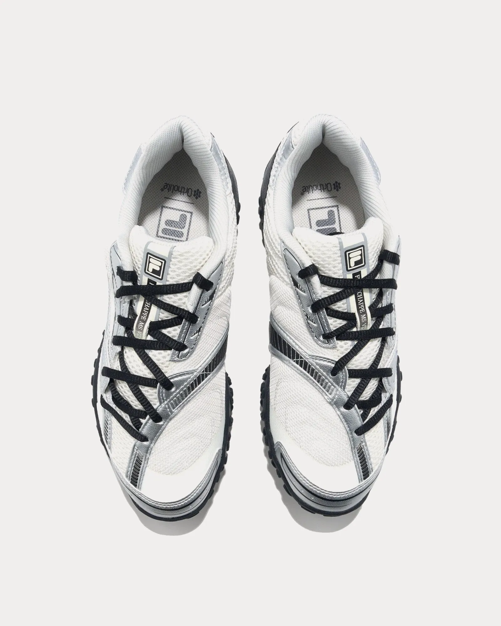 Echappe v2 White / Silver / Black Low Top Sneakers