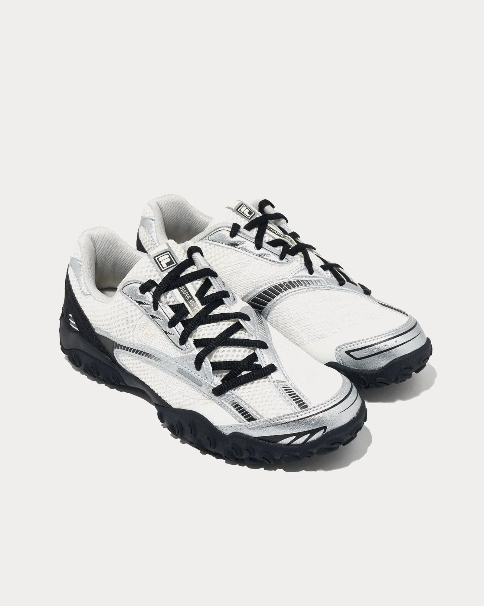 Echappe v2 White / Silver / Black Low Top Sneakers