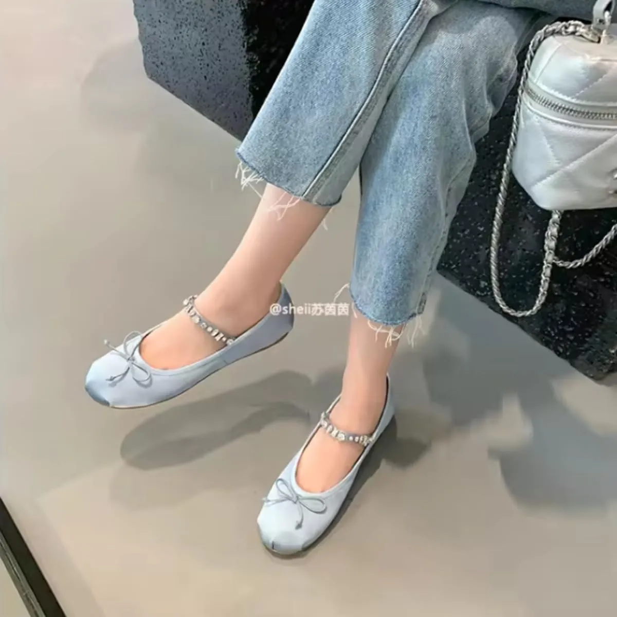 Elegant Ballet Flats for Women and Girls | Buckle Strap Mary Jane Flats Ballerina Shoes