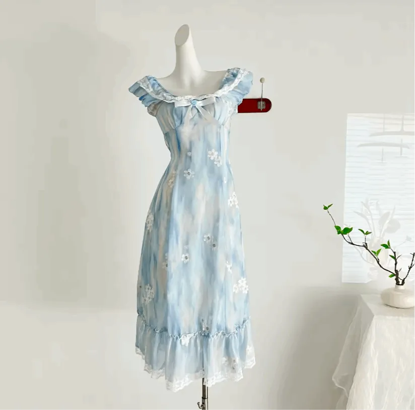 Ethereal Flower Princess Dress
