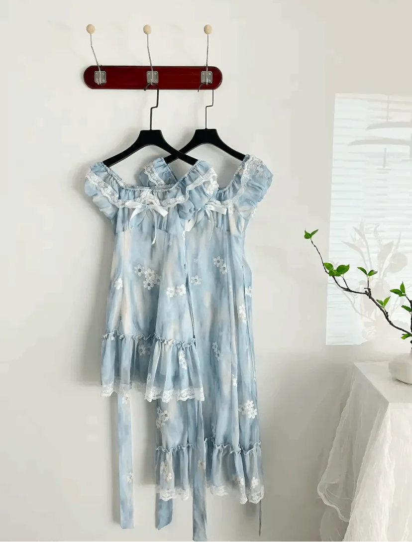 Ethereal Flower Princess Dress