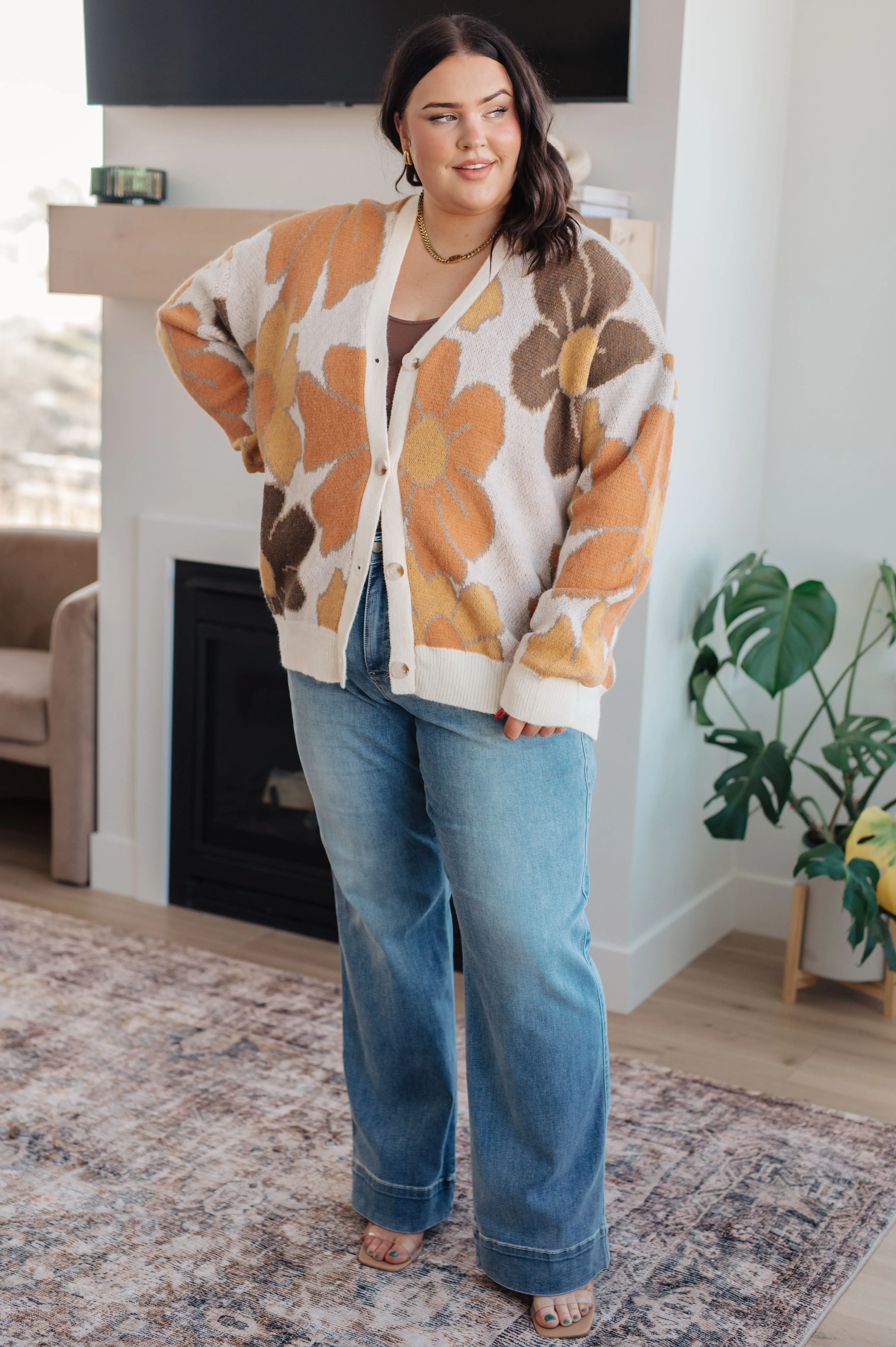 Exquisitely Floral Cardigan