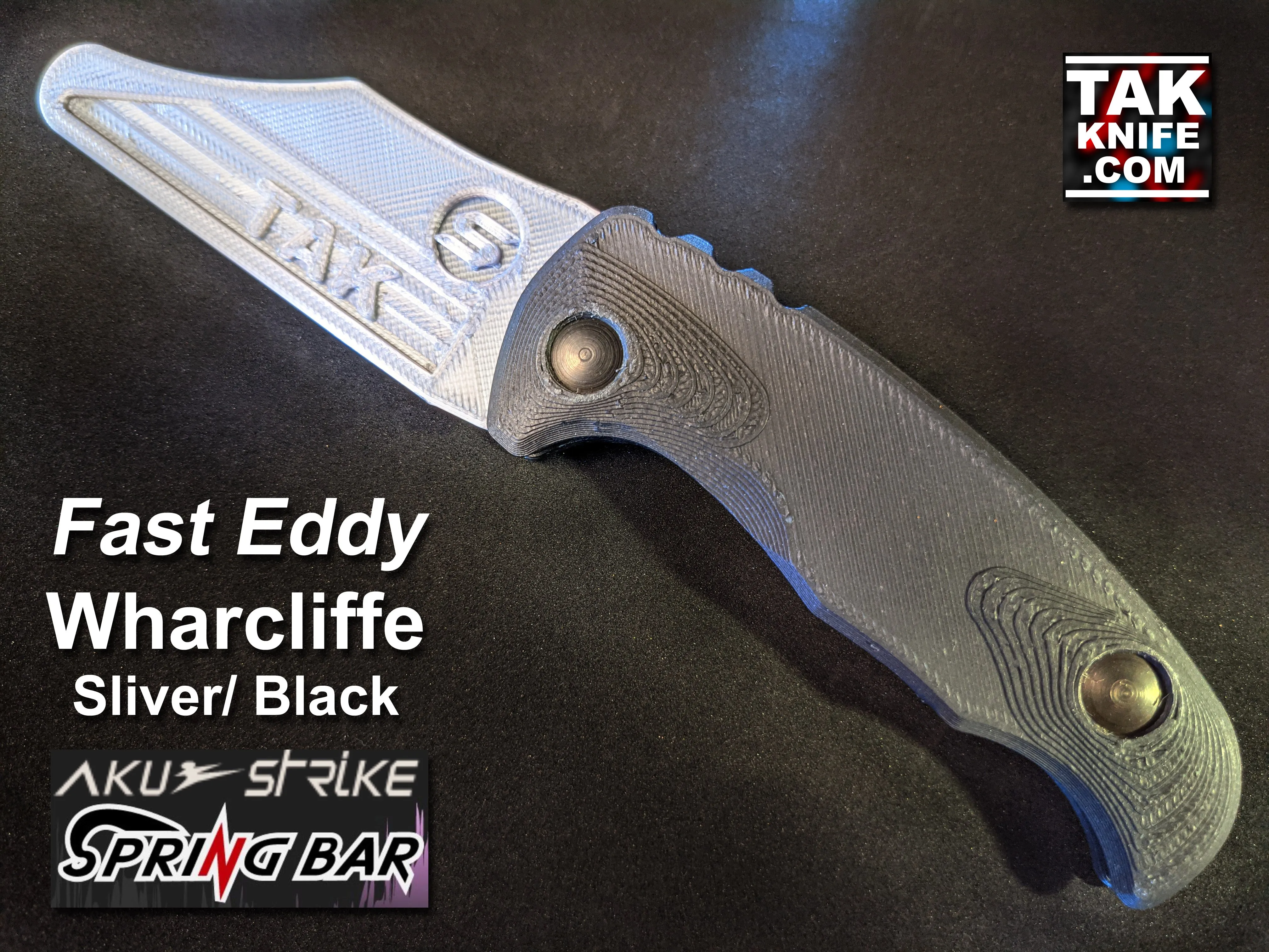 Fast Eddy Wharncliffe Spring Bar Training Knife