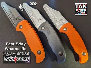 Fast Eddy Wharncliffe Spring Bar Training Knife