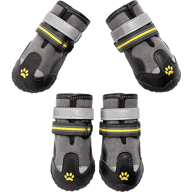 Flexible Structure Water Resistant Dog Shoes - Set of 4 Boots by Boots