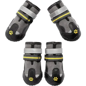 Flexible Structure Water Resistant Dog Shoes - Set of 4 Boots by Boots