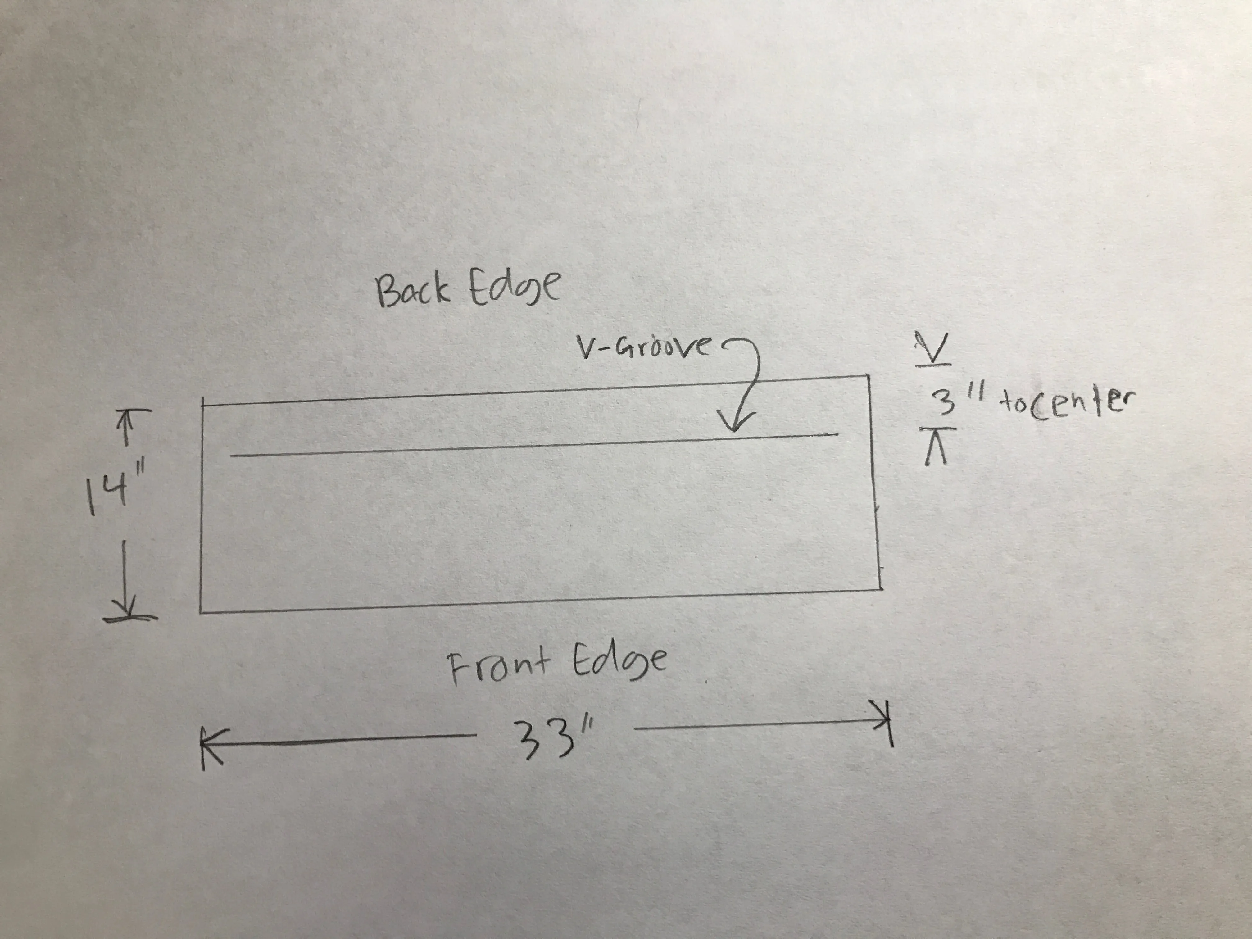 Floating Wood Shelf 1/4" Lip Add-On
